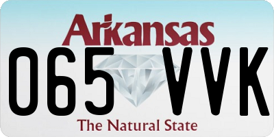 AR license plate 065VVK