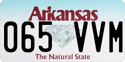 AR license plate 065VVM