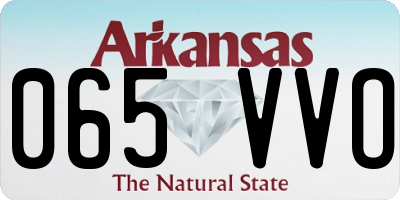 AR license plate 065VVO
