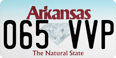 AR license plate 065VVP
