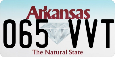 AR license plate 065VVT