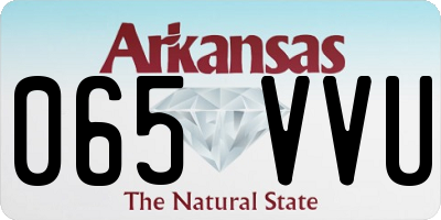 AR license plate 065VVU