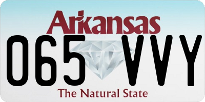 AR license plate 065VVY
