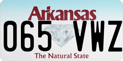 AR license plate 065VWZ