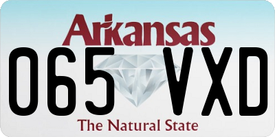 AR license plate 065VXD