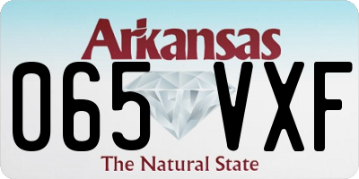 AR license plate 065VXF