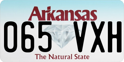 AR license plate 065VXH