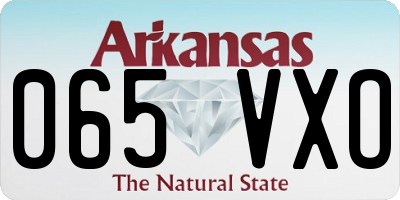 AR license plate 065VXO