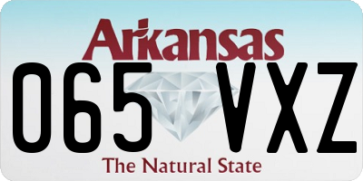 AR license plate 065VXZ