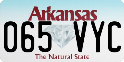 AR license plate 065VYC