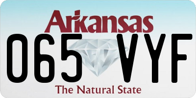 AR license plate 065VYF