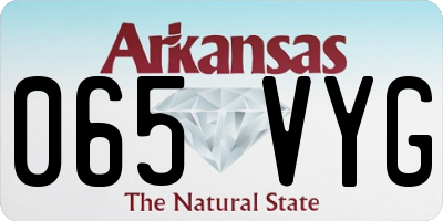 AR license plate 065VYG