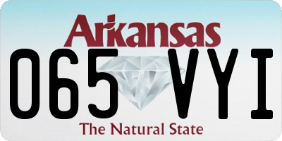 AR license plate 065VYI