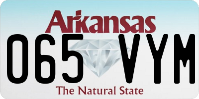 AR license plate 065VYM