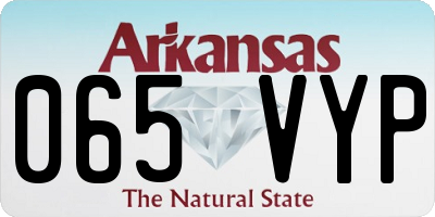 AR license plate 065VYP