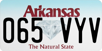 AR license plate 065VYV