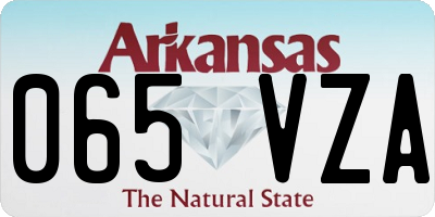 AR license plate 065VZA