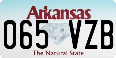 AR license plate 065VZB