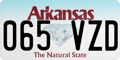 AR license plate 065VZD