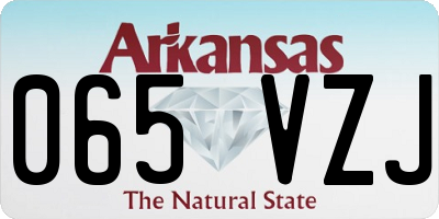 AR license plate 065VZJ