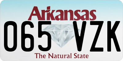 AR license plate 065VZK