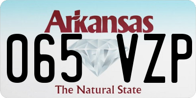 AR license plate 065VZP