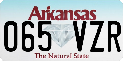 AR license plate 065VZR