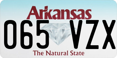AR license plate 065VZX