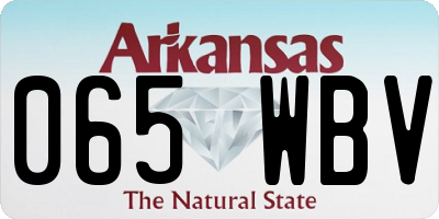 AR license plate 065WBV