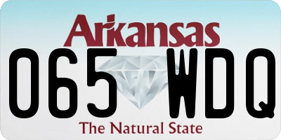 AR license plate 065WDQ
