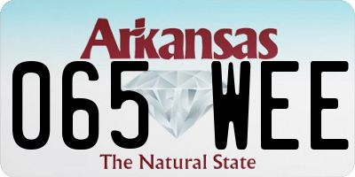 AR license plate 065WEE