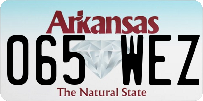 AR license plate 065WEZ