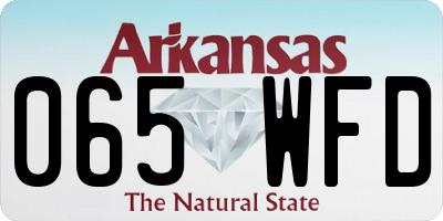 AR license plate 065WFD