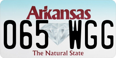 AR license plate 065WGG