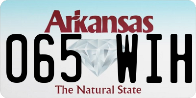 AR license plate 065WIH