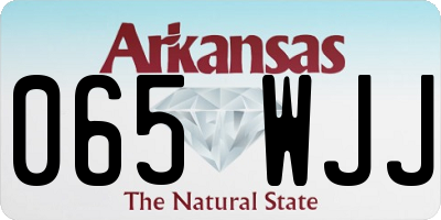 AR license plate 065WJJ