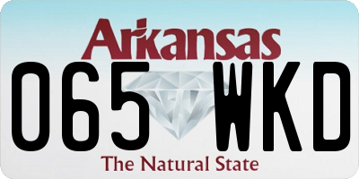 AR license plate 065WKD