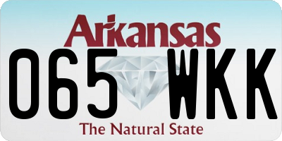 AR license plate 065WKK