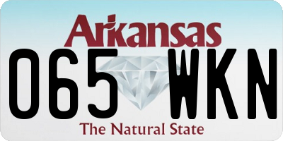 AR license plate 065WKN