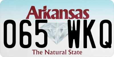 AR license plate 065WKQ