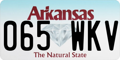 AR license plate 065WKV