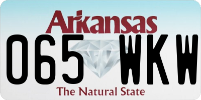 AR license plate 065WKW