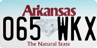 AR license plate 065WKX
