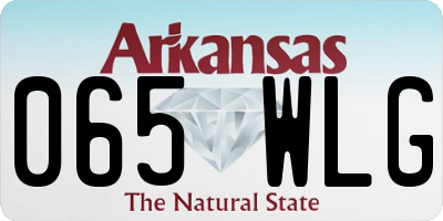 AR license plate 065WLG