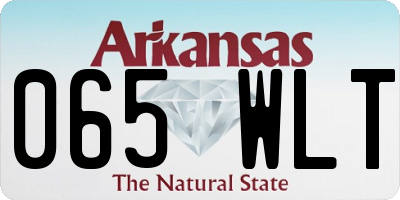 AR license plate 065WLT
