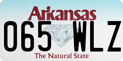 AR license plate 065WLZ