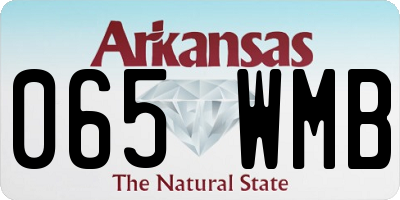 AR license plate 065WMB