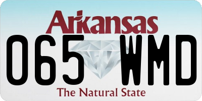 AR license plate 065WMD