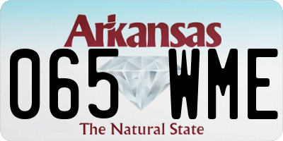 AR license plate 065WME