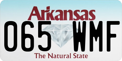 AR license plate 065WMF
